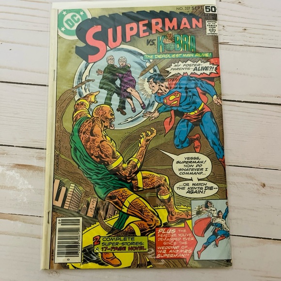DC Comics | Other | Dc Vintage Superman Vs Kobra Comic Book 327 ...